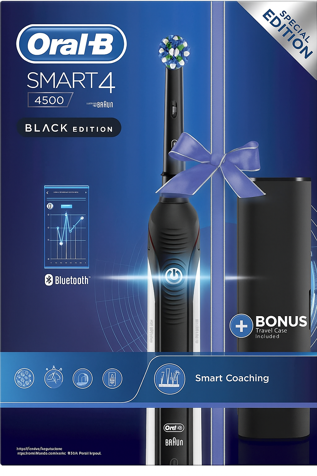 Oral-B Smart 4 4500N – Edizione Nero Premium